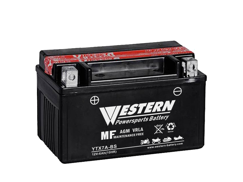 YTX7A-BS MF Motorcycle Battery