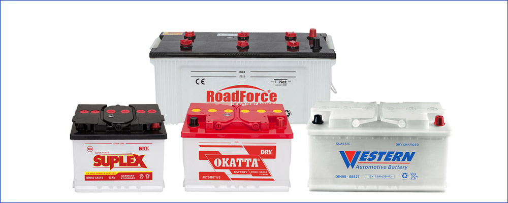 Dry Car and Truck Batteries