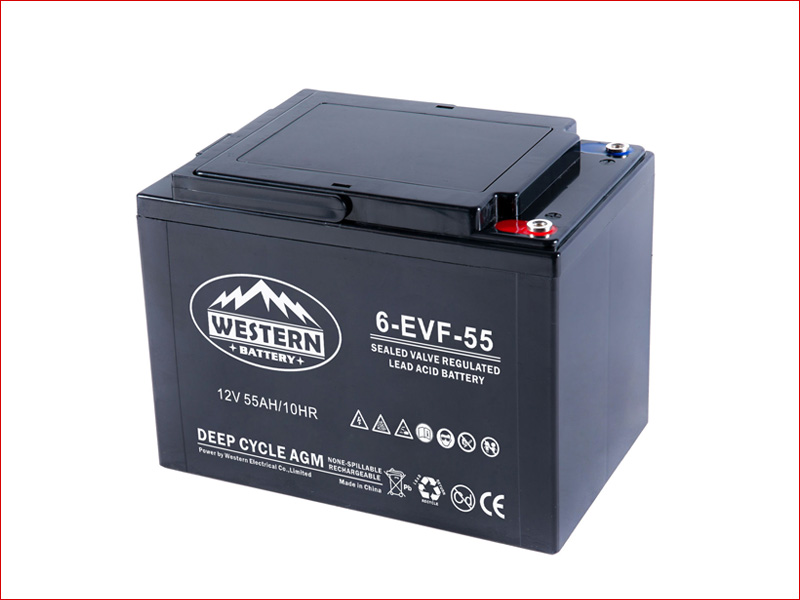 12V Electric Vehicle Battery 55Ah  
