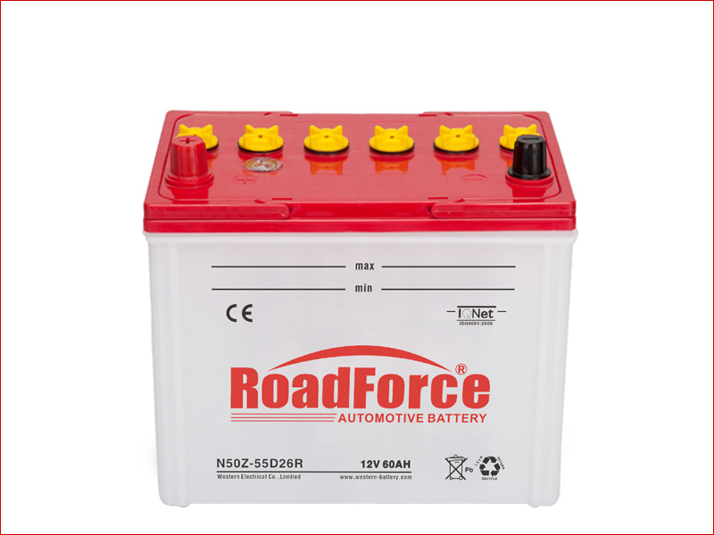 12V Dry Charged Car Battery 60Ah
