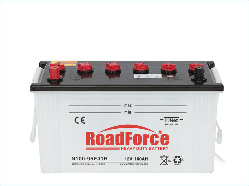 12V Dry Charged Car Battery 100Ah