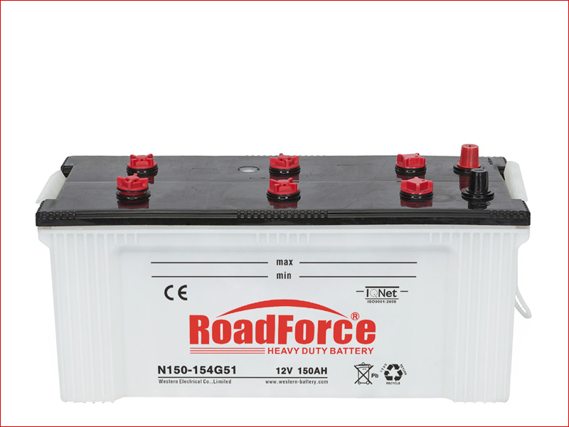 12V Dry Charged Car Battery 150Ah