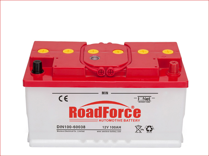 12V Dry Charged Car Battery 100Ah