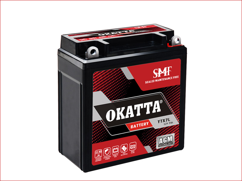 Factory Sealed Activated Motorcycle Battery 7Ah