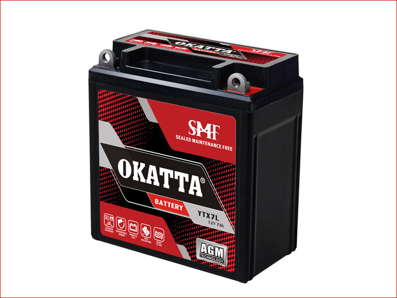 Factory Sealed Activated Motorcycle Battery 7Ah