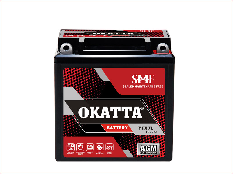 Factory Sealed Activated Motorcycle Battery 7Ah