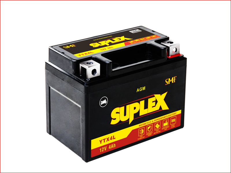 Factory Sealed Activated Motorcycle Battery 4Ah