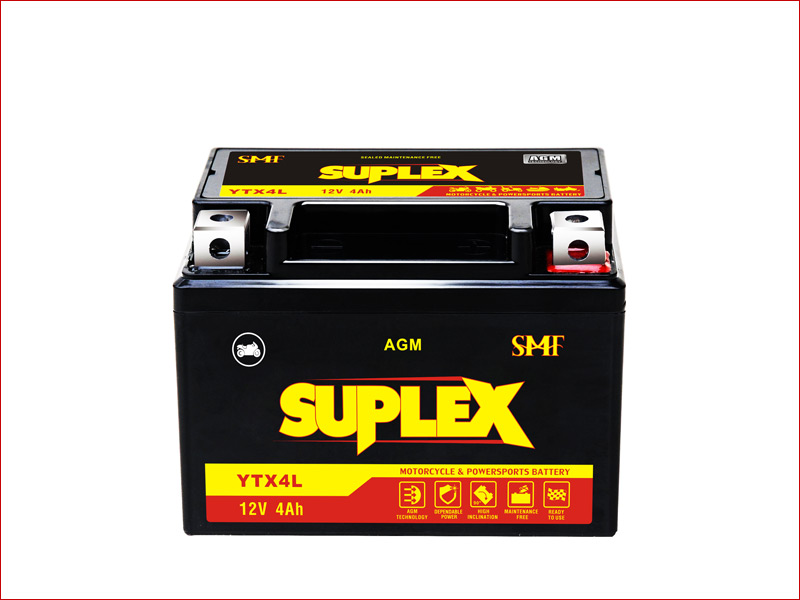 Factory Sealed Activated Motorcycle Battery 4Ah